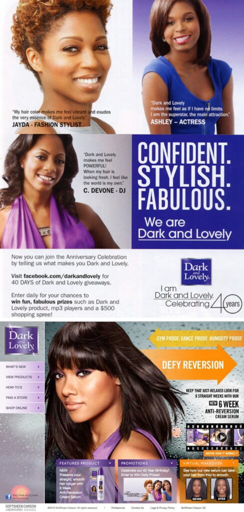 Dark and Lovely: Advertorial for L'Oreal in October 2012 Essence