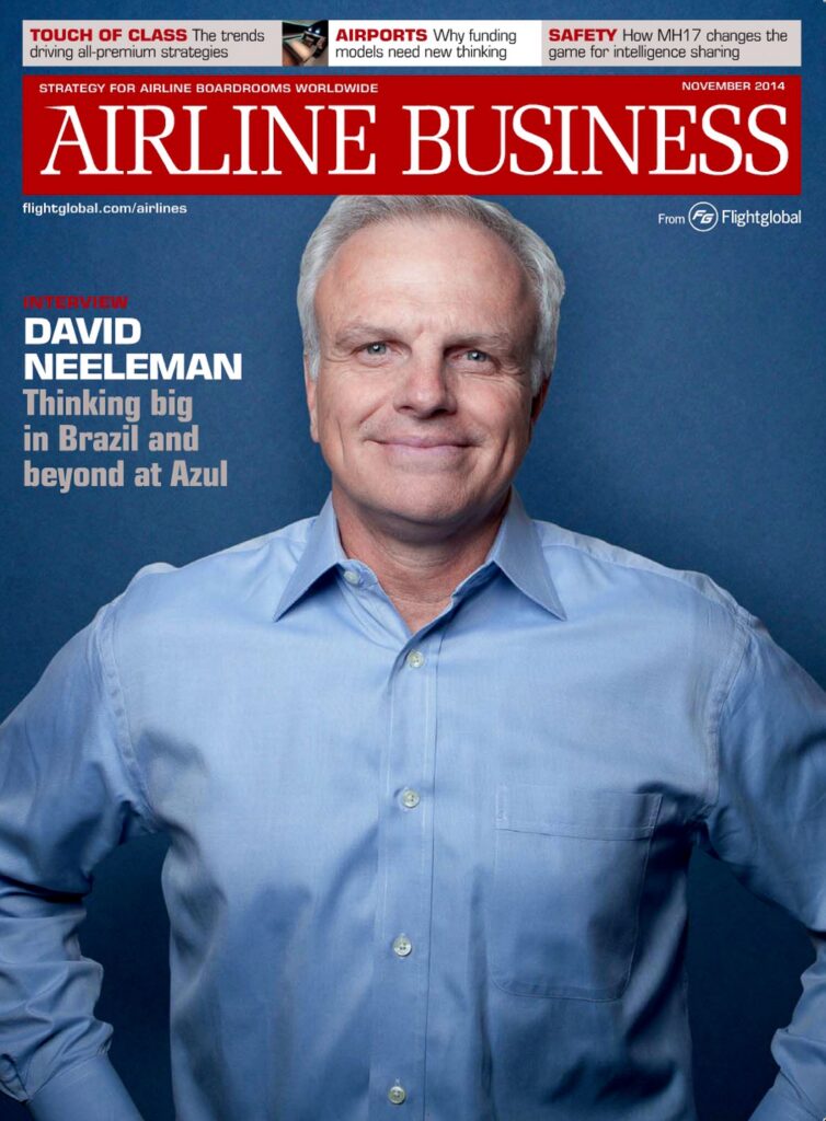 Cover Shot:  David Neeleman, Founder of JetBlue and Azul